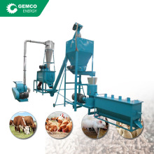 4 ton per hour feed pellet mill pellet line used poultry feed mixing machine